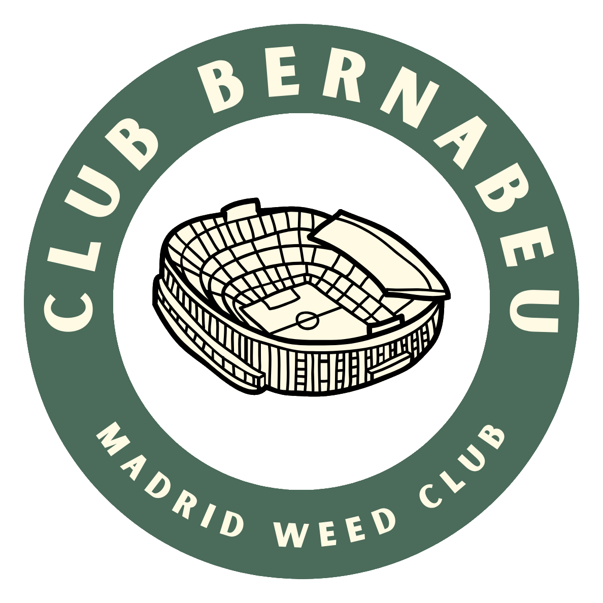 Logo Cannabis Club Bernabeu Madrid